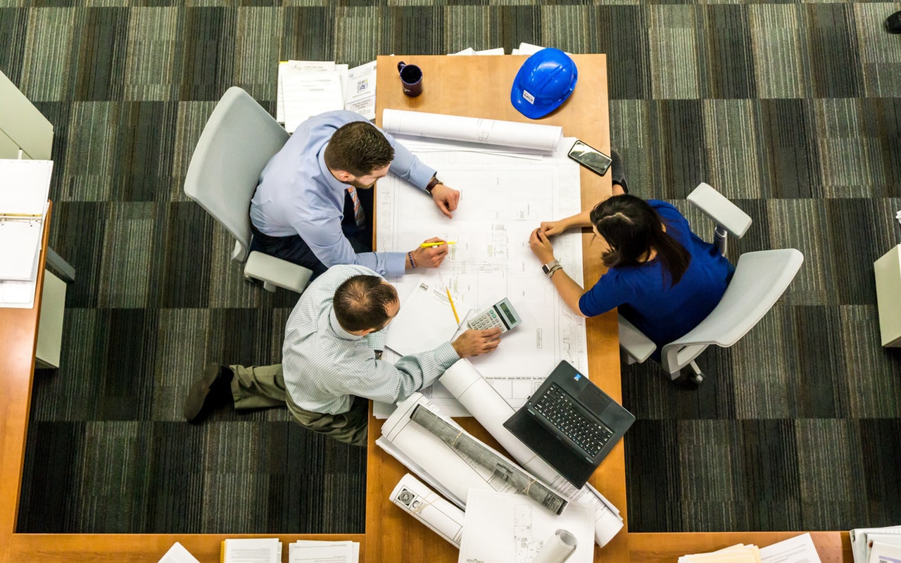 Our team at work